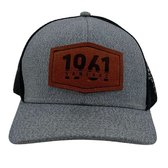 Capamerica Men's Baseball Hat | Sanviac | Snapback | Mesh | Grey & Black | OS - Picture 1 of 4